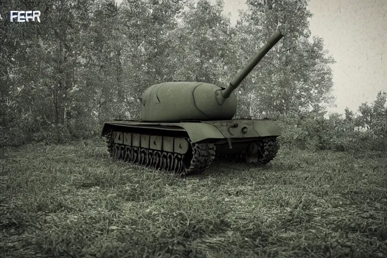 Image similar to 3d render of M4A3 Sherman hidden in bush camo netting dark gritty photo ((((grunge)))) barrel peaking out of the bush ((((((green grey color palette) cinematic ((((((Fury 2014 film)))))) detailed european forest Belgium summer overcast cloudy day