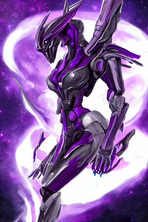 Prompt: galactic hyperdetailed elegant beautiful stunning giantess anthropomorphic sexy hot mecha female dragon goddess posing cute, purple body, sharp metal ears, sleek eyes, smooth purple skin, sleek purple armor, bigger than galaxy, epic proportions, epic scale, epic size, warframe fanart, furry, dragon art, goddess, giantess, furaffinity, octane