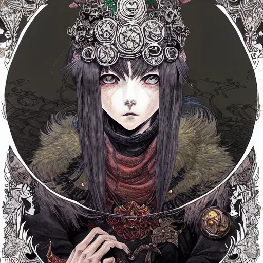 Image similar to prompt: Portrait painted in world of Warcraft style drawn by Vania Zouravliov and Takato Yamamoto, inspired by Fables, intricate acrylic gouache painting, high detail, sharp high detail, manga and anime 2000