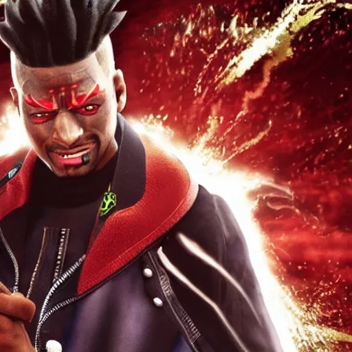 Image similar to 2 1 savage, as a character in tekken