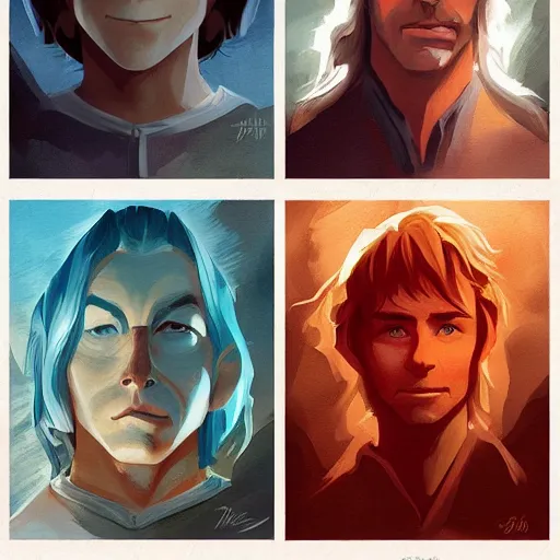 Image similar to face icon stylized minimalist the lord of the rings : the fellowship of the ring 2 0 0 1, loftis, cory behance hd by jesper ejsing, by rhads, makoto shinkai and lois van baarle, ilya kuvshinov, rossdraws global illumination