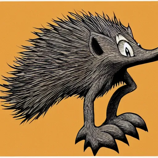 Prompt: low angle shot of Sonic the Hedghehog, by Robert Crumb, intricate, elegant, highly detailed, centered, digital painting, artstation, concept art, smooth