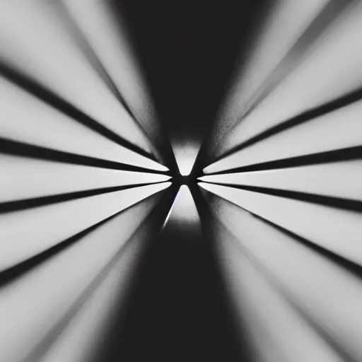 Image similar to a single point of light in the black