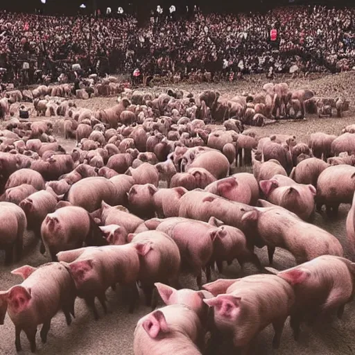 Image similar to “how to count a moving crowd of pigs”