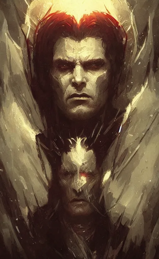 Image similar to « beautiful comic style portrait of vampire king by greg rutkowski, very detailed »