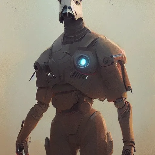 Image similar to 🤖🦅, Greg rutkowski, Trending artstation, cinematográfica, digital Art