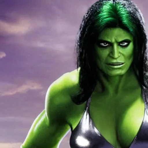 brie larson as she - hulk, movie still, Stable Diffusion