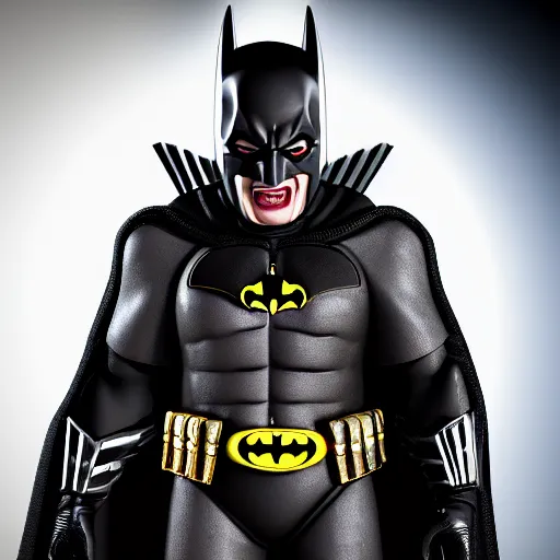 Prompt: a 3d model of Gene Simmons as Batman, octane render, 8k