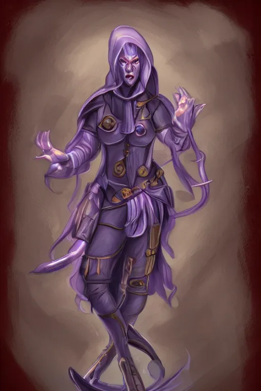 Image similar to arcane character by alexis wanneroy