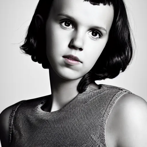 Prompt: portrait millie bobby brown