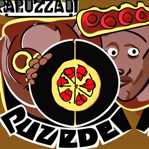 Prompt: racist pizza