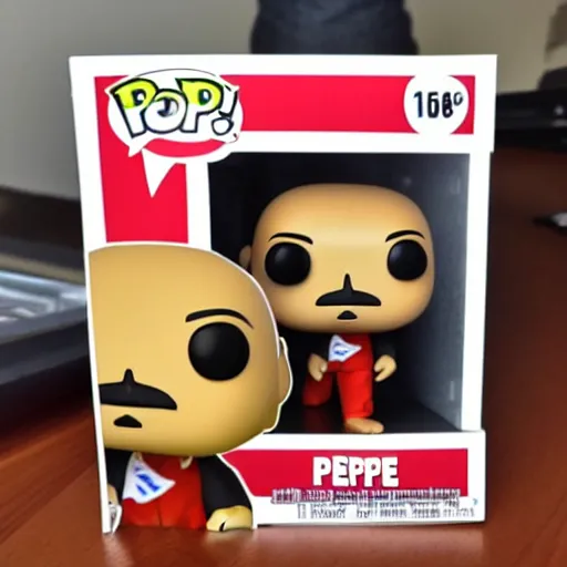 Image similar to pepe as a Funko Pop