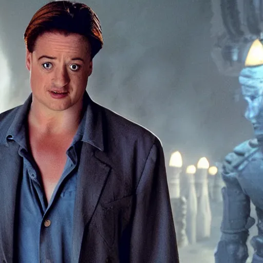 Image similar to Brendan Fraser in The Mummy reboot