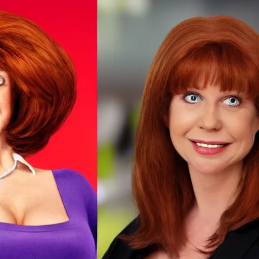 Image similar to Lois Griffin as a real person