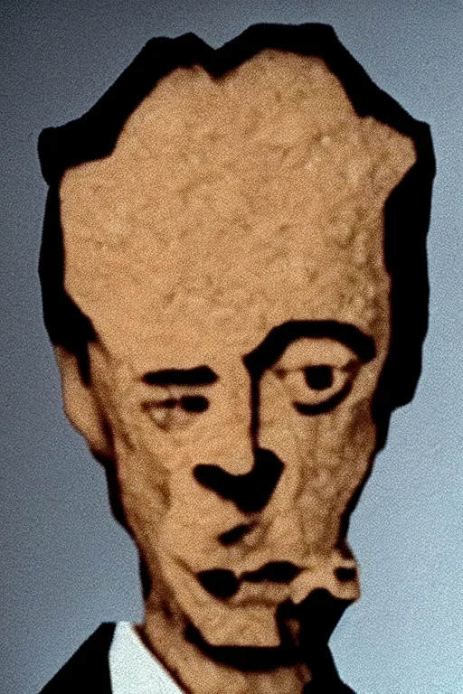 Image similar to film still of steve buscemi made out of bread in reservoir dogs, 4 k