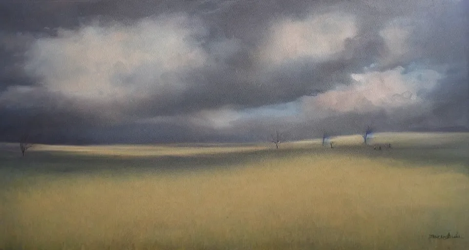 Image similar to how is the weather? beautiful painting, oil on canvas, by Ewa Czarniecka, award winning masterpiece,