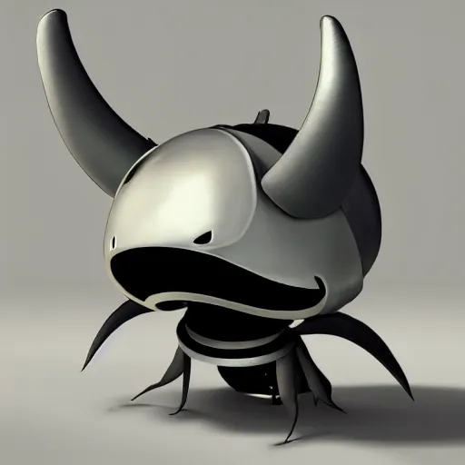 Prompt: photorealistic 3 d hollow knight