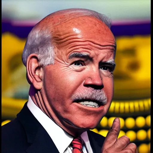 Image similar to planet of joe bidens face