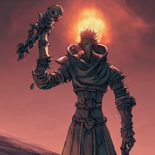 Image similar to squidward as a dark souls boss official fanart behance hd artstation by jesper ejsing, by rhads, makoto shinkai and lois van baarle, ilya kuvshinov, ossdraws, that looks like it is from borderlands and by feng zhu and loish and laurie greasley, victo ngai, andreas rocha, john harris