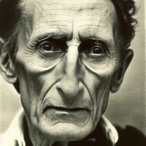 Prompt: dslr photo portrait still of!! young peter cushing, 8 k, by diane arbus,