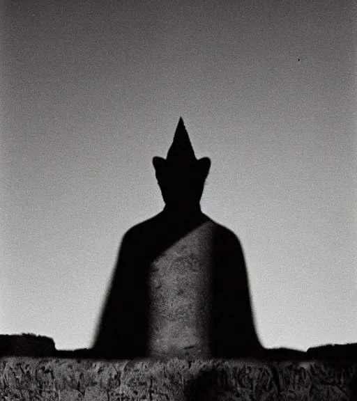 Image similar to mystical shadow god, film photo, grainy, high detail, high resolution