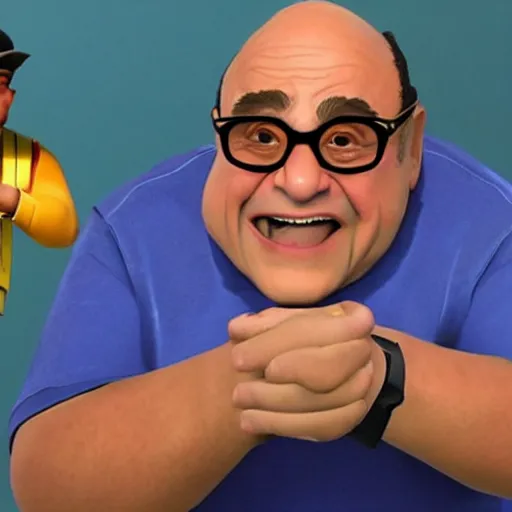 Image similar to Danny Devito in fortnite