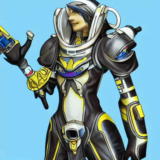 Image similar to an elezen astronaut character from Final Fantasy FFXX