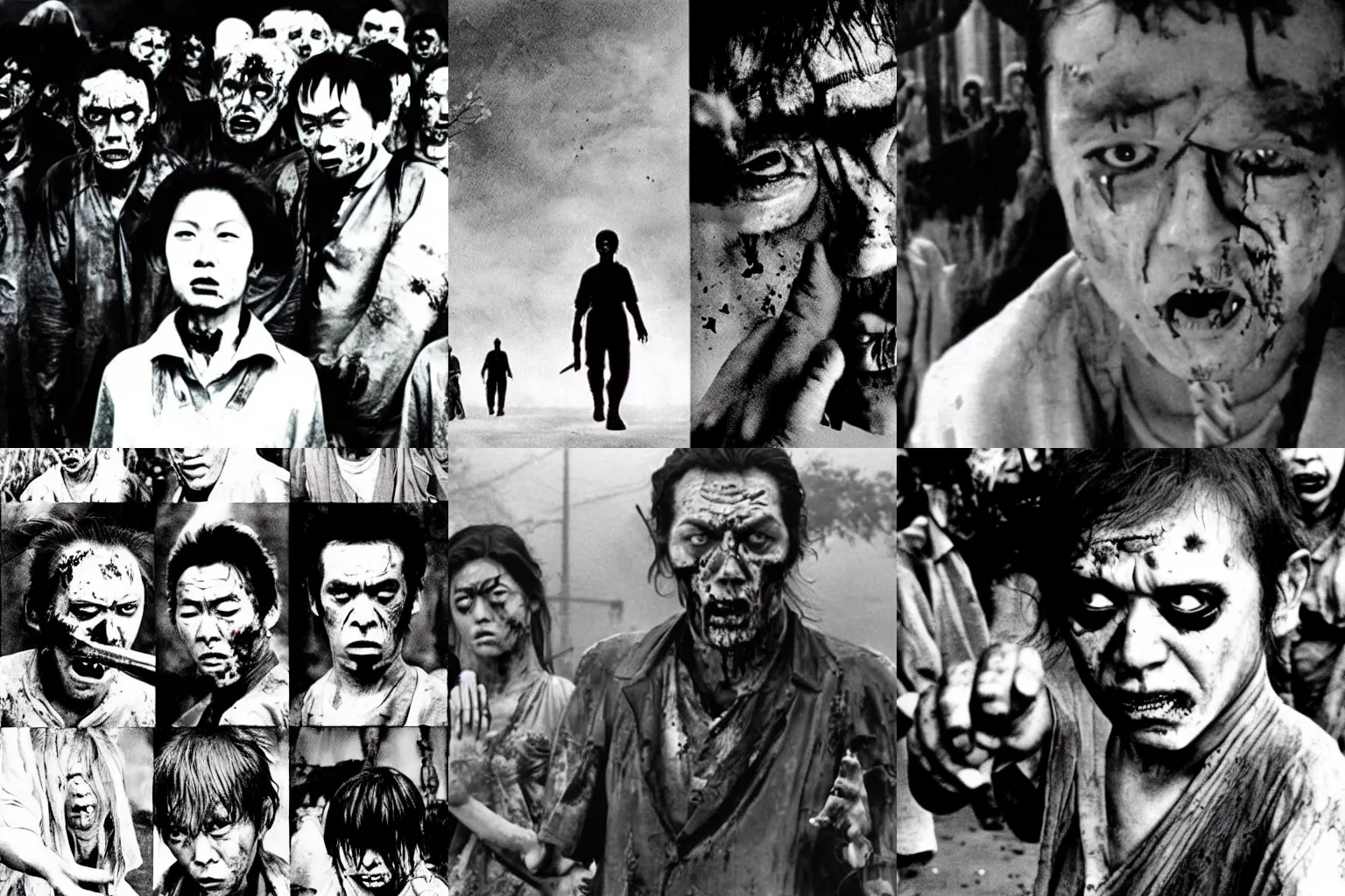 Prompt: zombies, a movie by Akira Kurosawa