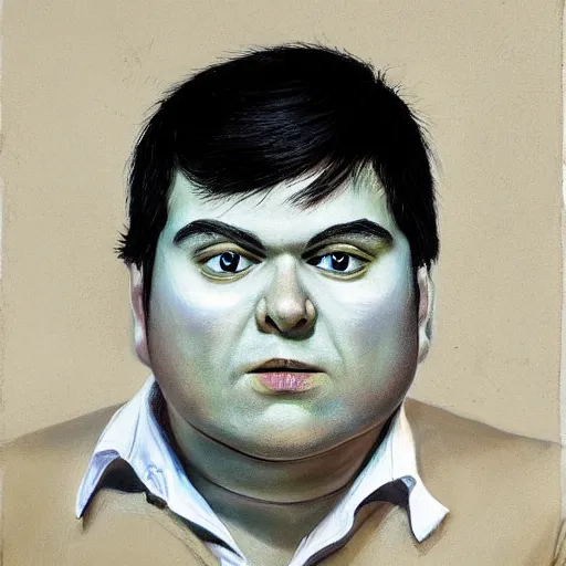 Prompt: beautiful lifelike painting of martin shkreli garbage pail kid, hyperreal detailed facial features and uv lighting, art by ed roth and basil wolverton