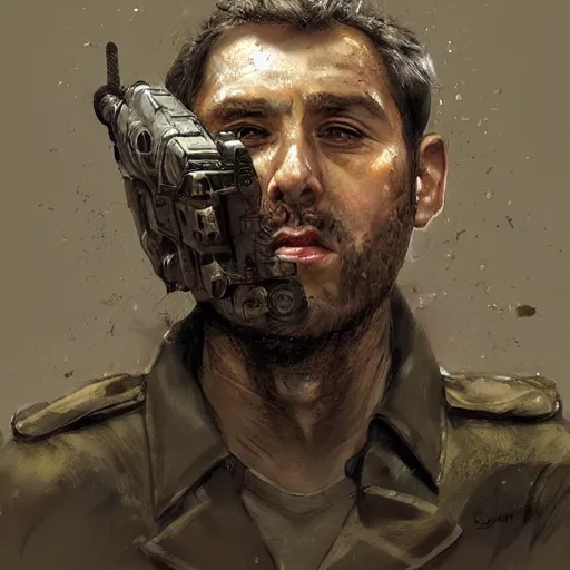 Prompt: portrait of a spanish communist cristino garcia granda, epic, tragic, military art, fantasy, hd shot, digital portrait, beautiful, artstation, comic style, by artgerm, guy denning, jakub rozalski, magali villeneuve and charlie bowater