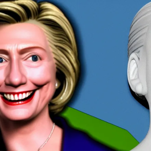 Prompt: how to 3 d model 1 9 9 0 s hillary clinton for beginners blender tutorial