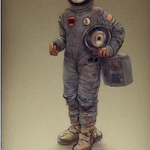 Prompt: (((((((boy in a retro space suit))))))) . muted colors. by Jean-Baptiste Monge !!!!!!!!!!!!!!!!!!!!!!!!!!!!!!!!!!!!!!!!