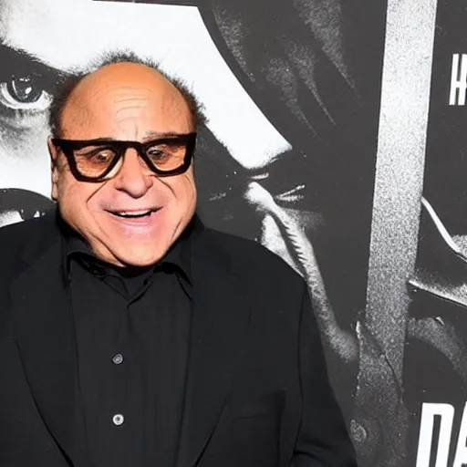 Image similar to Danny devito's new hip hop album, album cover, gangster