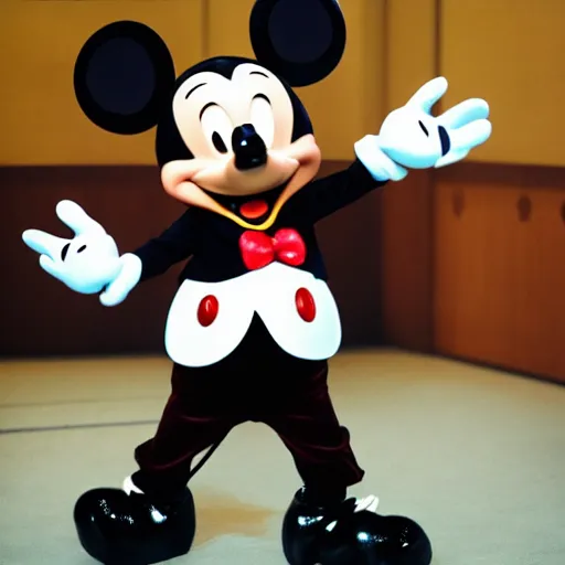 Prompt: Tatsuya Ishii as mickey mouse