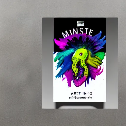 Image similar to monster art palette logo design