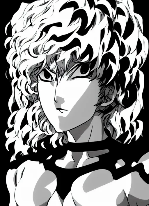 Image similar to A full portrait photo of tatsumaki one punch man, f/22, 35mm, 2700K, lighting, perfect faces, award winning photography.