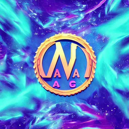 Image similar to a and w vaporwave logo, digital art, cosmic, 3 d high definition, trending on art station, photorealistic, high resolution, 8 k, octane, hyper detailed, insane details, intricate, elite, ornate, elegant trend, highly detailed and intricate, sharp focus, photography, unreal engine