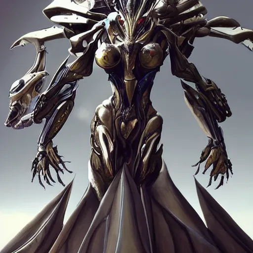 Image similar to highly detailed exquisite warframe fanart, looking up at a 500 foot tall giant elegant beautiful saryn prime female warframe, as an anthropomorphic robot female dragon, proportionally accurate, anatomically accurate, sharp claws, posing elegantly over your tiny form, detailed legs looming over you, two arms, two legs, camera close to the legs and feet, camera looking up, giantess shot, upward shot, ground view shot, leg and hip shot, front shot, epic cinematic shot, high quality, captura, realistic, professional digital art, high end digital art, furry art, giantess art, anthro art, DeviantArt, artstation, Furaffinity, 3D, 8k HD render, epic lighting