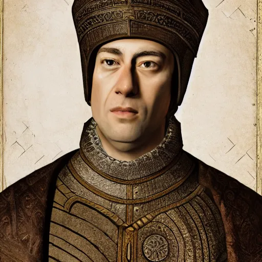 Prompt: portrait of Baldwin IV according to Willem of Tyre, dynamic lighting, cinematic, establishing shot, extremely high detail, photo realistic, cinematic lighting, intricate line drawings, 8k resolution