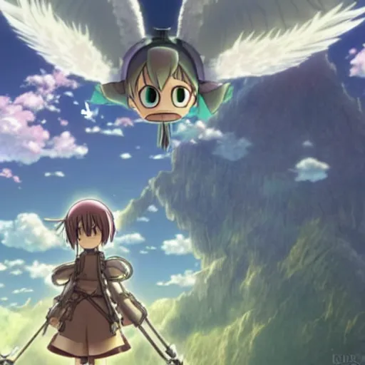 Prompt: angel in made in abyss