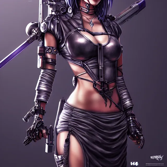 Image similar to cyberpunk maid warrior, highly detailed, 4 k, hdr, smooth, sharp focus, high resolution, award - winning photo, artgerm, photorealistic