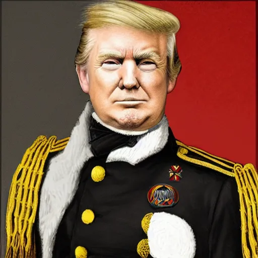 Image similar to trump as a decorated civil war general, portrait