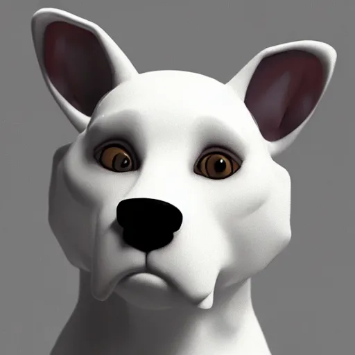 Prompt: A dog with a Cats face, ultra-realistic, render, octane