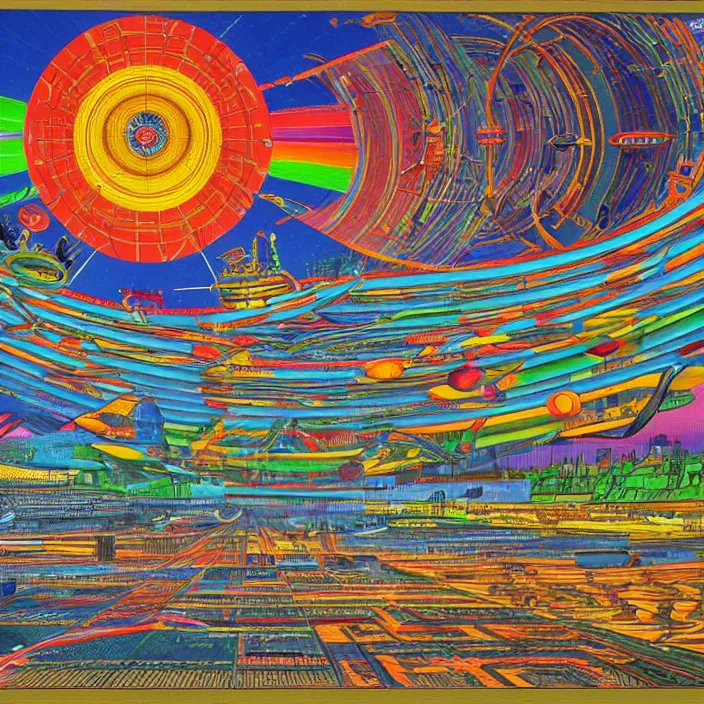 Prompt: artwork by paul laffoley, 8 k