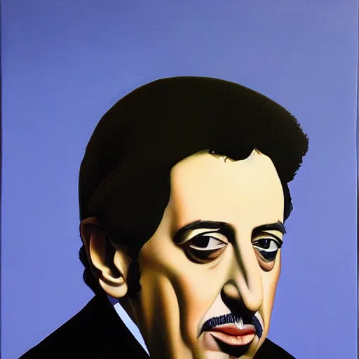 Prompt: painting of al pacino by rene magritte, hd, 4 k, detailed, award winning