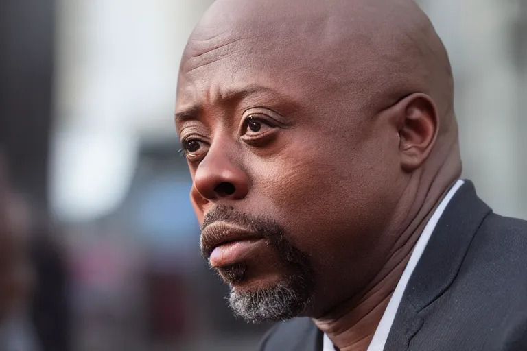 Image similar to donnell rawlings as ashy larry movie still, from the new die hard movie, 8 k, realistic