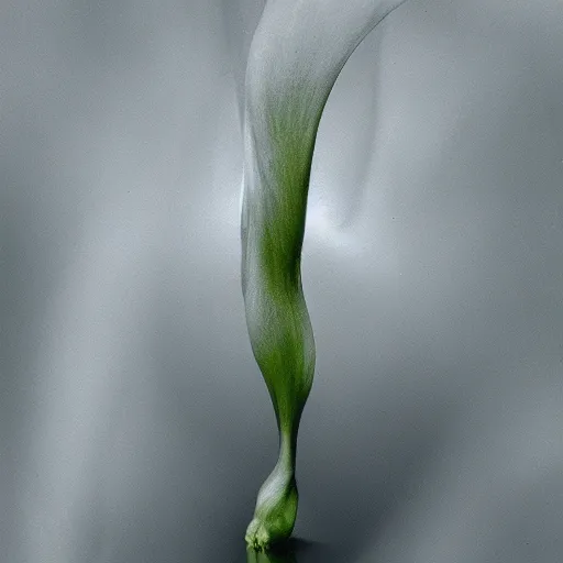 Prompt: A translucent plant by Zdzislaw Beksinski, detailed, macro photography