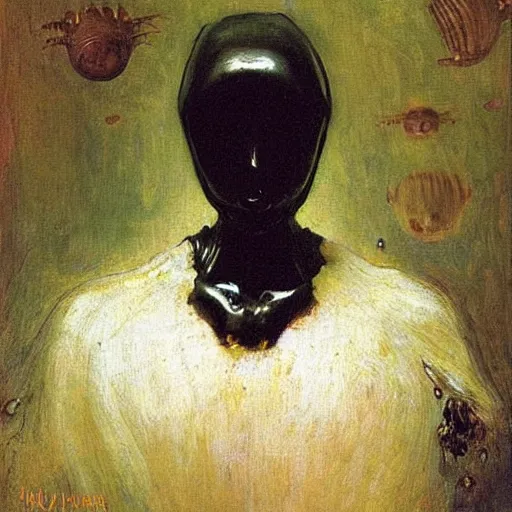 Image similar to alien by ilya repin