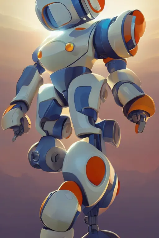 Image similar to metabots medabots medarotto medarot robot minimalist comics, behance hd by jesper ejsing, by rhads, makoto shinkai and lois van baarle, ilya kuvshinov, rossdraws global illumination ray tracing hdr radiating a glowing aura