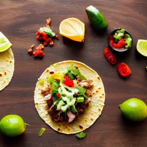 Image similar to photo of delicous tacos